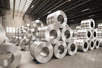 Stacked aluminum strips